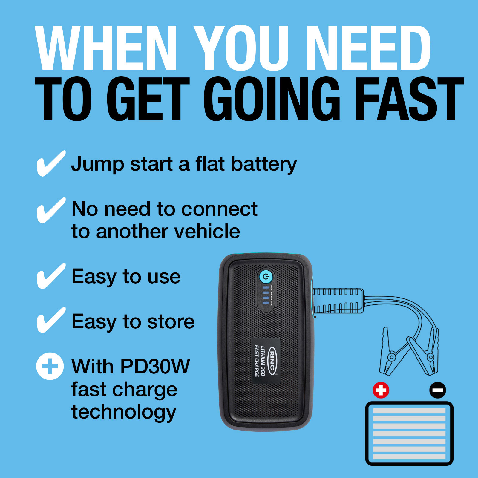 ring fast charge jump starter rppl360